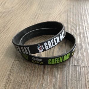 Green Day Rubber bracelet set